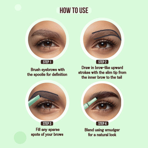 LoveChild Chai|latte| Brow Me Points | Brow Pencil Greyish Brown